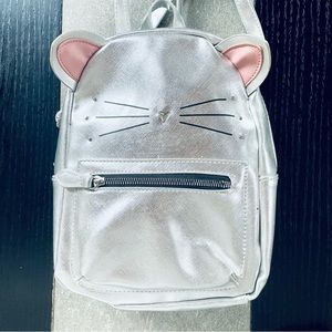 Kitty Backpack Silver